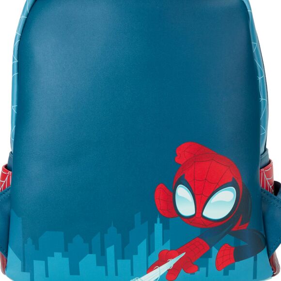 SDCC Limited Edition Spider-Man Lenticular Glow Mini Backpack - Picture 6 of 9